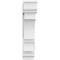 Ekena Millwork Standard Balboa Architectural Grade PVC Bracket With Traditional Ends, 3"W x 14"D x 14"H BKTP03X14X14BOA01 - alternate 3